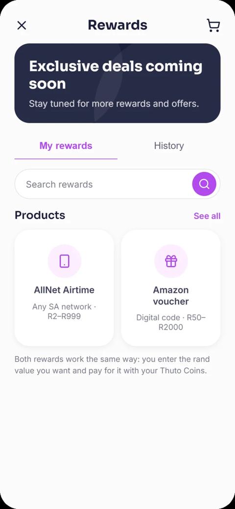 Rewards store